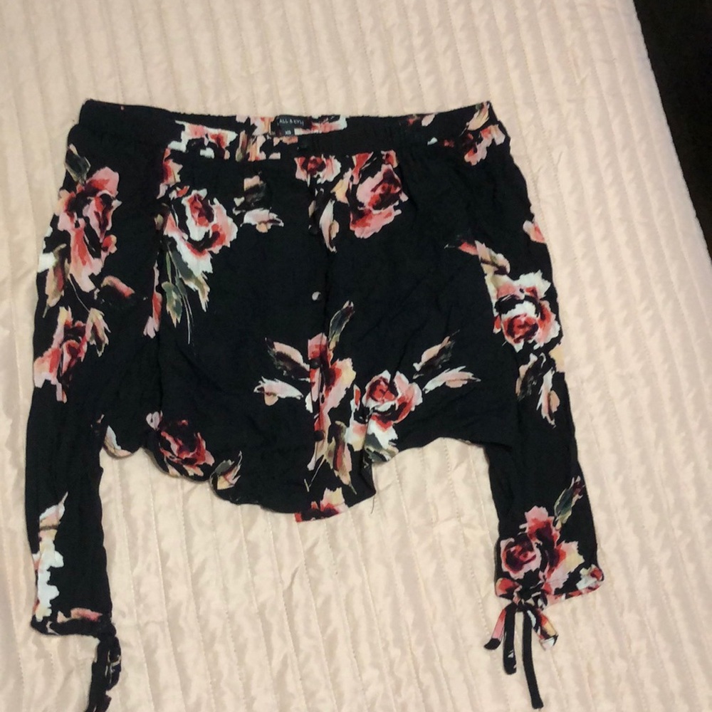 Off the shoulder blouse